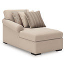 LadyMae Sectional with Chaise - 5th Ave Furniture