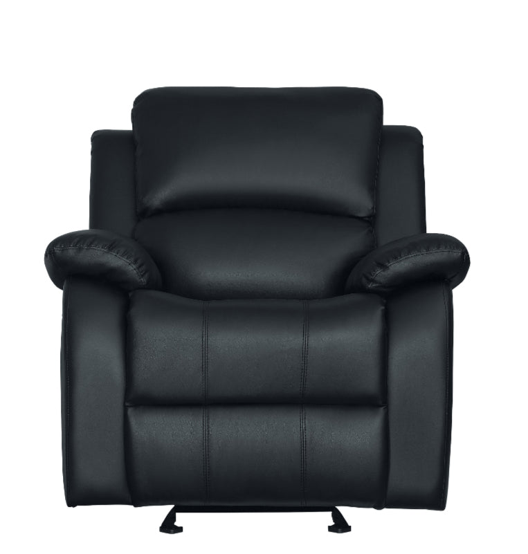 Homelegance Furniture Clarkdale Glider Reclining Chair in Black 9928BLK-1 image