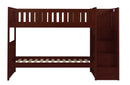 Homelegance Rowe Bunk Bed w/ Reversible Step Storage in Dark Cherry B2013SBDC-1* image