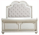 Homelegance Willowick King Sleigh Bed in Antique White 1614SLK-1EK image