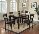 Homelegance Oklahoma 5-Piece Dinette Table Set in Espresso 2469 image
