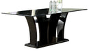Homelegance Daisy Rectangular Dining Table in Espresso 710-72 image