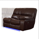 Homelegance Furniture Pecos Power Right Side Reclining Loveseat in Dark Brown 8480BRW-2RPD image