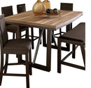 Homelegance Compson Counter Height Table in Natural and Walnut 5431-36 image