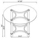 Keeling 5 Pc Dining Set - 5th Ave Furniture
