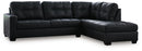 Barlin Mills Sectional with Chaise - 5th Ave Furniture