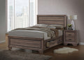 Kauffman Storage Bedroom Set with High Straight Headboard image