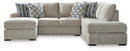 Calnita Sectional with Chaise - 5th Ave Furniture