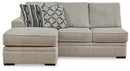Calnita Sectional with Chaise - 5th Ave Furniture