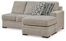 Calnita Sectional with Chaise - 5th Ave Furniture