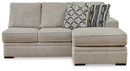 Calnita Sectional with Chaise - 5th Ave Furniture
