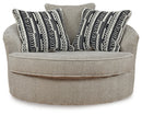 Calnita Oversized Swivel Accent Chair - 5th Ave Furniture