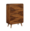 Robyn 5-drawer Chest Dark Walnut - 5th Ave Furniture