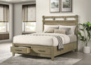 Hazlewood Panel Platform Storage Bed