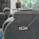 Observation Power Reclining Sofa with Drop Down Table - 5th Ave Furniture