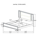 Marmore 4 Pc Bedroom Set - 5th Ave Furniture