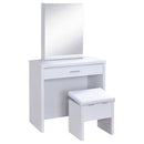 Harvey Makeup Vanity Table with Mirror and Stool