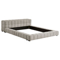 Trinity California King, E.king, Queen, & Full Bed Green & Light Taupe