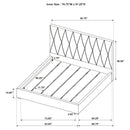 Delsea Panel Platform Bed