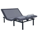 Negan Eastern King, E.King, Queen, & Twin XL Adjustable Bed Base Grey and Black
