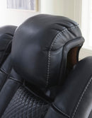 Fyne-Dyme Power Reclining Loveseat with Console - 5th Ave Furniture