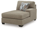 Newellen Sectional with Double Chaise - 5th Ave Furniture