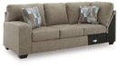 Newellen Sleeper Sectional with Chaise - 5th Ave Furniture