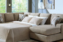 Newellen Sleeper Sectional with Chaise - 5th Ave Furniture