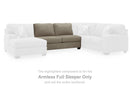Newellen Sleeper Sectional with Chaise - 5th Ave Furniture