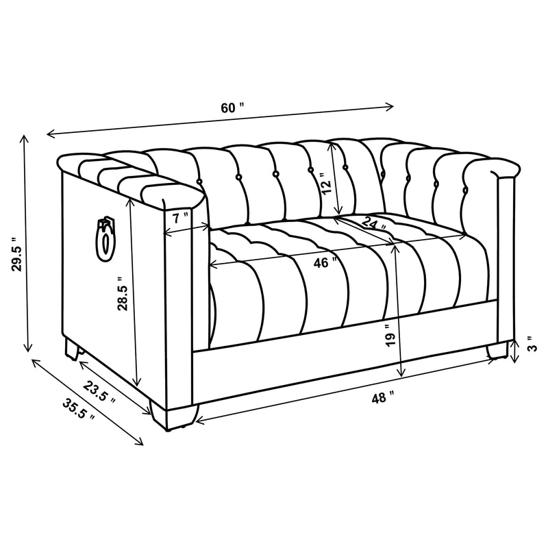 Chaviano Stationary Loveseat