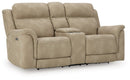 Next-Gen DuraPella Power Reclining Loveseat with Console - 5th Ave Furniture