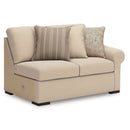 LadyMae Sectional with Chaise - 5th Ave Furniture