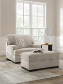High Profile Chair & Ottoman Living Room Set - 5th Ave Furniture