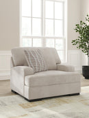 High Profile Chair & Ottoman Living Room Set - 5th Ave Furniture