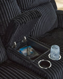 Forest Lake Power Reclining Loveseat with Console - 5th Ave Furniture