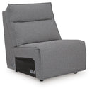 Modmax II Power Reclining Sectional with Audio Consoles - 5th Ave Furniture