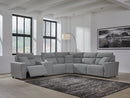 Modmax Reclining Sectional with Console - 5th Ave Furniture