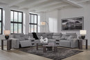 Modmax II Power Reclining Sectional with Audio Consoles - 5th Ave Furniture