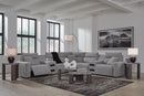 Modmax II Power Reclining Sectional with Audio Consoles - 5th Ave Furniture