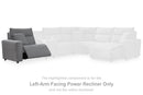 Modmax II Power Reclining Sectional with Audio Consoles - 5th Ave Furniture