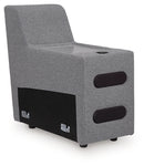 Modmax II Power Reclining Sectional with Audio Consoles - 5th Ave Furniture