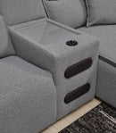 Modmax II Power Reclining Sectional with Audio Consoles - 5th Ave Furniture