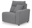 Modmax II Power Reclining Sectional with Audio Consoles - 5th Ave Furniture
