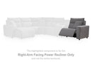 Modmax II Power Reclining Sectional with Audio Consoles - 5th Ave Furniture