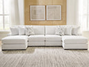 Misty-Lakes Double Chaise Sectional - 5th Ave Furniture