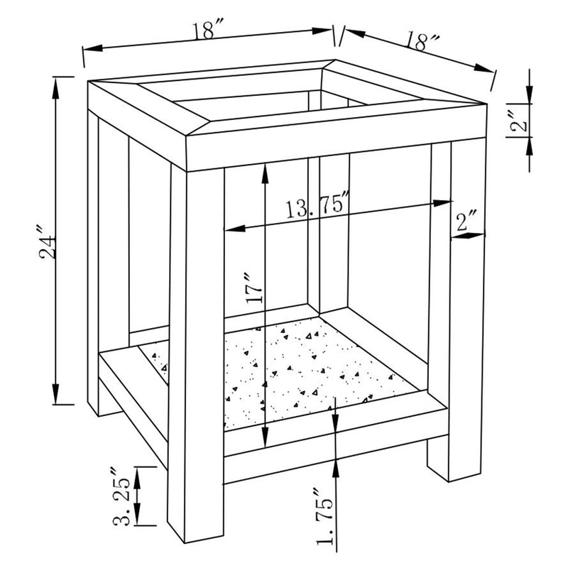 Valentina End & Side Table