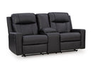 Mackmenville Reclining Loveseat with Console - 5th Ave Furniture