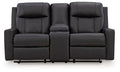 Mackmenville Reclining Loveseat with Console - 5th Ave Furniture