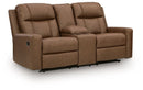 Mackmenville Reclining Loveseat with Console - 5th Ave Furniture