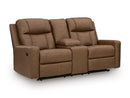 Mackmenville Reclining Loveseat with Console - 5th Ave Furniture